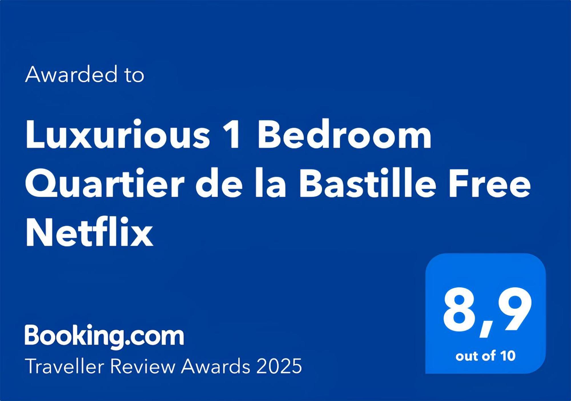 Luxurious 1 Bedroom Quartier De La Bastille Free Netflix Παρίσι Εξωτερικό φωτογραφία